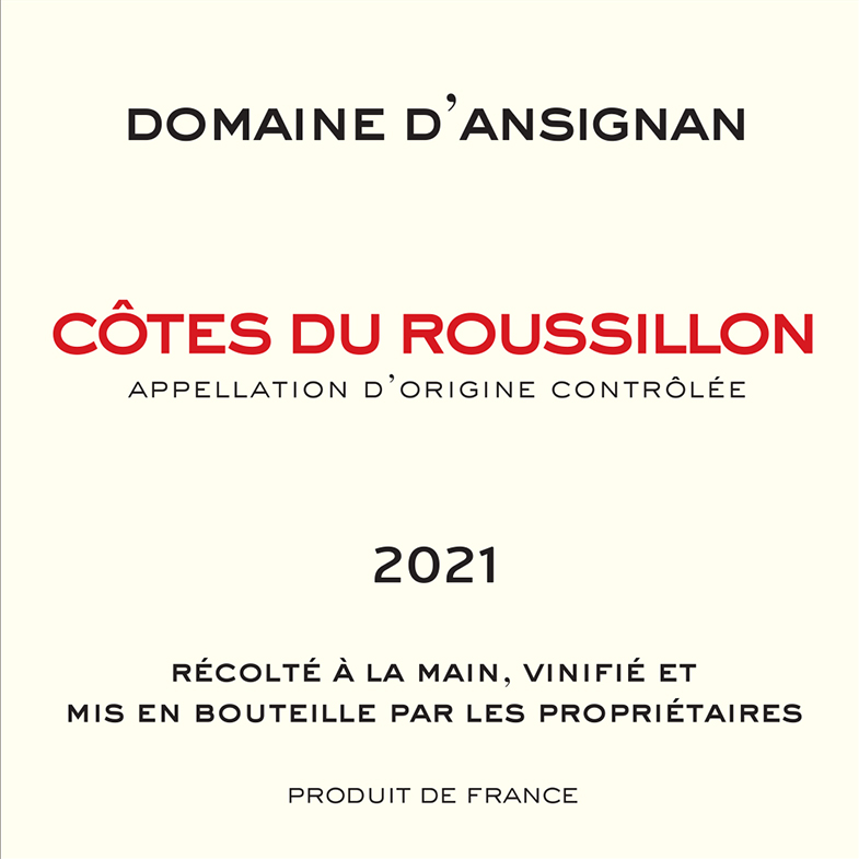 COTE DU ROUSSILLON VILLAGES 2021